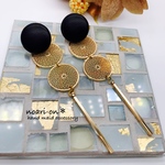 大ぶりImpact＊double GOLDピアス/イヤリング