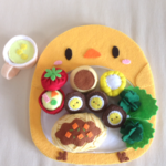 フェルト★香★ままごと お子さまランチ2ひよこ 完成品