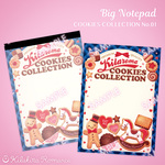 BIGメモ帳[COOKIES COLLECTION No.01] （青チェック）