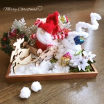 クリスマスの忙しいサンタさん