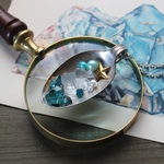 blau/023  「宙色収集家のスプーン・水色蛍石」