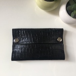 本革ティッシュケース☆黒