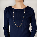 14kgf・淡水パール80ｃｍネックレス