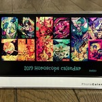 2019年版「星座少女・卓上カレンダー」