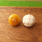 アンパンとメロンパンのピアスorイヤリング
