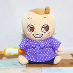 GR8EST BABY 服（ドット柄シャツ 紫色・パープル・ナス）