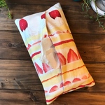 いちごのショートケーキ🍓  &  クリスマス柄  エコ ティッシュ・ケース リバーシブル❤️