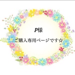 P様ご購入専用ページです☆