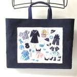 ひささまご予約品：レッスンバッグ（制服のアップリケを追加）
