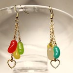 ゆらゆらジェリービーンズのピアス/イヤリング(仮予約品)