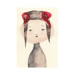 絵画作品　「素直じゃない娘」