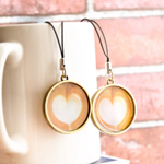 ほっこりハートのラテアートストラップ【個別発送】