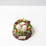 クリスマスリース(ハリネズミ)