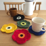 コースター flower colorful chic