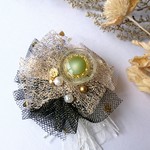 【受注生産】＊*＊＊ Christmas skyline**＊* ヘアクリップ