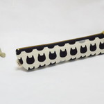 スリムなペンケース*ねこ 白