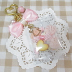 【クッキー入り・1】シャカシャカ♪お菓子の小袋／キーホルダー