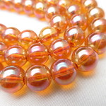 ◆40%OFF◆/オレンジオーラ水晶/size(8㎜玉)/1set(20玉)/No.59/癒しと浄化 / 潜在能力の開花 / 