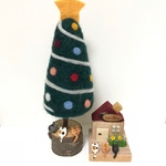 並べて飾ってねこだらけ クリスマス