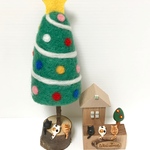 並べて飾ってねこだらけ クリスマス