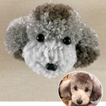 《オーダー品》トイプードル シルバー ストラップ/キーホルダー