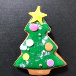 クリスマスツリー アイシングクッキー