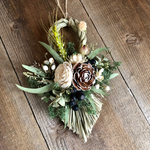 [送料込み]世田谷花工房＊しめ縄飾り(花束)＊ハンドメイド＊ドライフラワー ＊ナチュラル