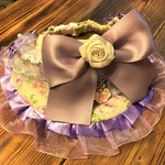 犬・猫のバンダナ　27～31　cocoちゃんバンダナチョーカー　姫・ラベンダー・薔薇・リボン