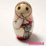 ミニマトリョーシカ(ロシアンブルー）