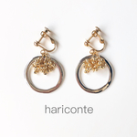tsubutsubunowa earring [ピアス]///シルバー×ゴールド