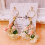 結婚式 花束ブーケピアス【Statice Flower series】