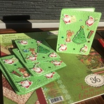 気持ちを伝えるクリスマスカード  小さなサンタさん