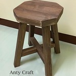 gibsonkoji 様おまとめ購入品　座面が八角形の木製スツール UN/UN 完成品　5脚
