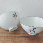 お名前・イニシャル入りのメルヘン茶碗