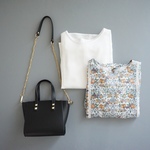 ★SALE★ littlegenne はしごレースのブラウス38白