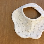 【即納可】【一点のみ】 "" circle lace ””　gather mokumoku:️baby　スタイ