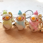 *ゆきんこ雪だるま ストラップ*