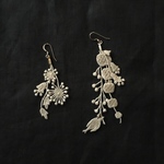 【14kgf】小鳥 レースピアス