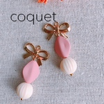 送料無料♡可愛いリボンイヤリング／ピアス