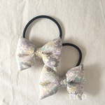 liberty リバティ☆ふわもこリボンのヘアゴム