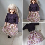 【再販】ブライス リカちゃん カットソーとスカート セット