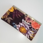 【訳ありSALE!】USAコットン  Floral Glow Cocoa 長財布