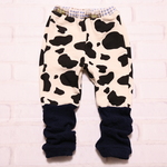 【I様オーダー品】牛柄ニットパンツ　size100