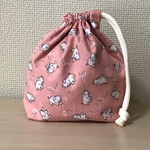 子ぶたがたくさん巾着袋♡