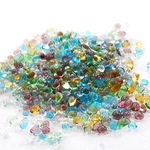 ガラスの粒 ＜極小キラキラmix  1~3mm＞ ミックスカラー 硝子の雫 レジン UVレジンパーツ 封入 硝子のかけら カレット