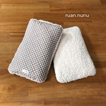受注製作 シープボア ふわふわ敷布団(リッチェルS底面サイズ) モカ水玉
