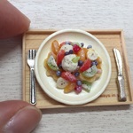フルーツワッフル