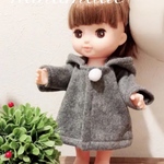 メルちゃん♡ねねちゃん♡ソランちゃん♡レミンちゃん♡フード付きコート