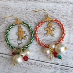 🎄クリスマス🎄フープピアス/イヤリング
