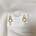 淡水パール＊オシャレピアス